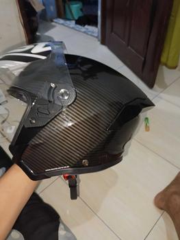 Product Review of HELM Half Face RSV NEW WINDTAIL CARBON GLOSSY  Motorcycle from u**3 2