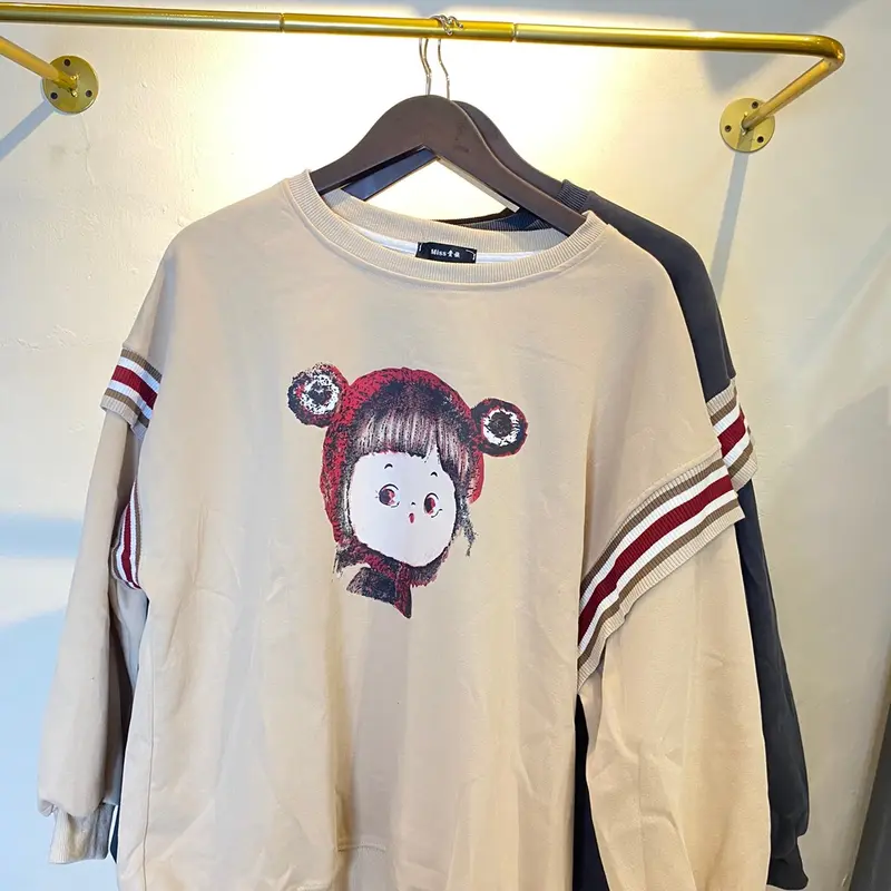 Sweater Wanita SWBO Tebal Oversize - Warna Cream, Grey, dan Brown - Atasan 0
