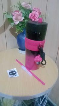 Product Review of Tumbler Stainless Gradasi 710ml / Termos Tumbler Stainless 710ml Free Sedotan + Gantungan Boneka Vacuum from A** M**k 1