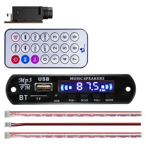 Kit Modul MP3 Musik Bluethooth 12V V8.7 AUX USB Record dan Karaoke Bluetooth Radio