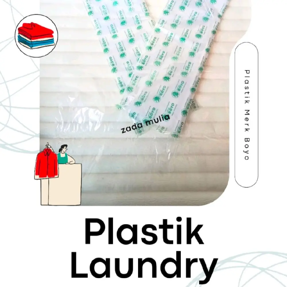 1 Pack Plastik Laundry Merk Boyo
