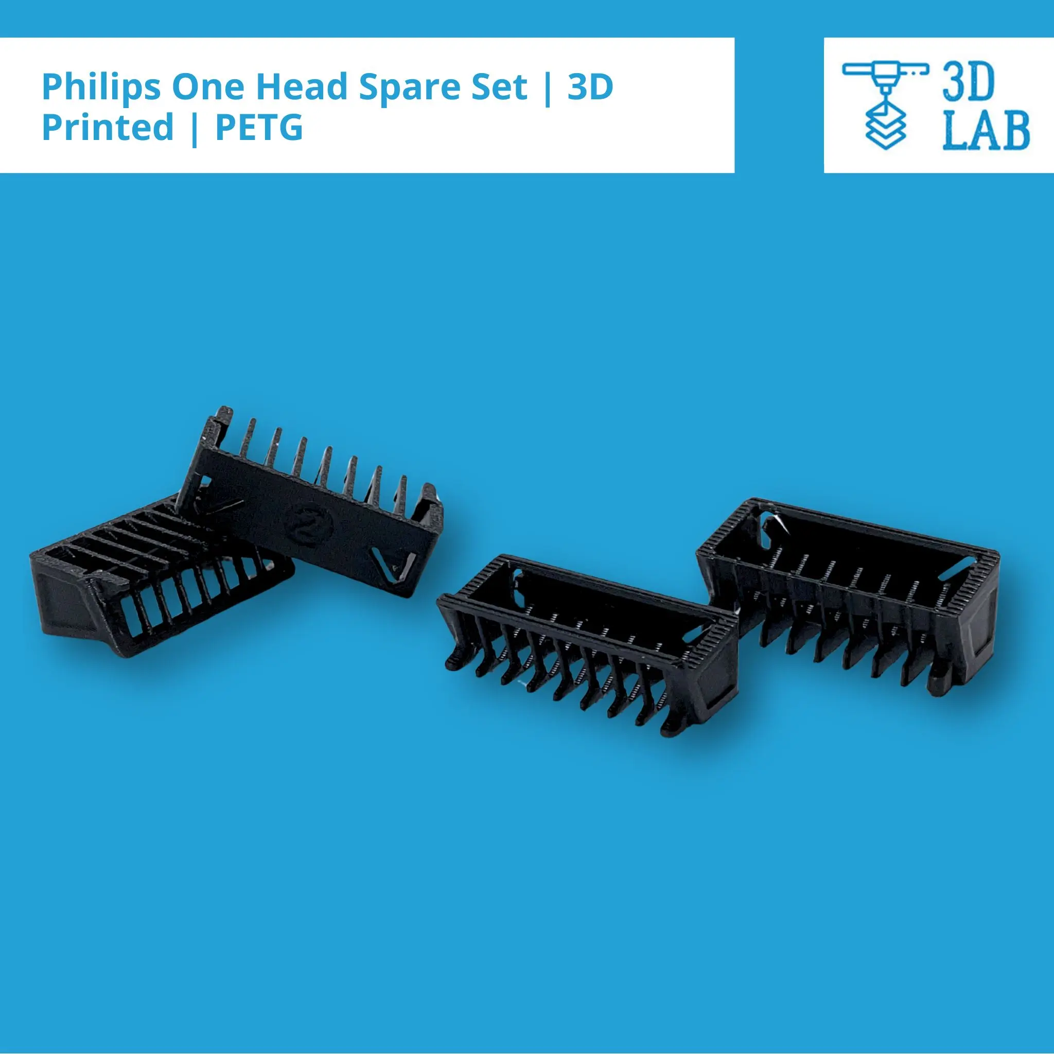 Refill Alat Cukur - OneBlade Head Spare Set - PETG | 3D Printed