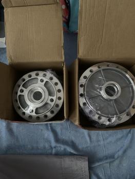 Product Review of HUB SET XRM CHROME. disc brake front. from O**u 1