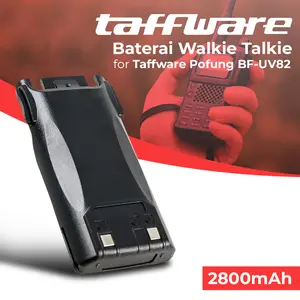 Baterai Walkie Talkie 2800mAh for Taffware Pofung BF-UV82 - BL-8 - Black