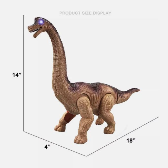 Mainan Anak Dino Brachiosaurus Egg Walk - Mainan Dinosaur World Toys Berjalan & Bertelur 3