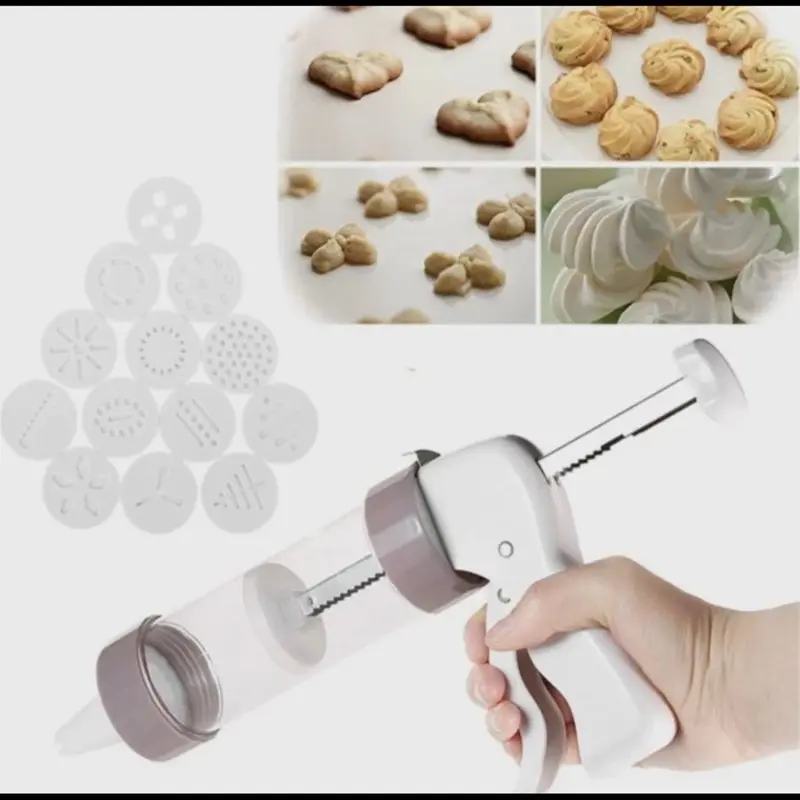 Cookie press / alat cetak kue kering set 20pcs cetakan sagu keju biskuit 0