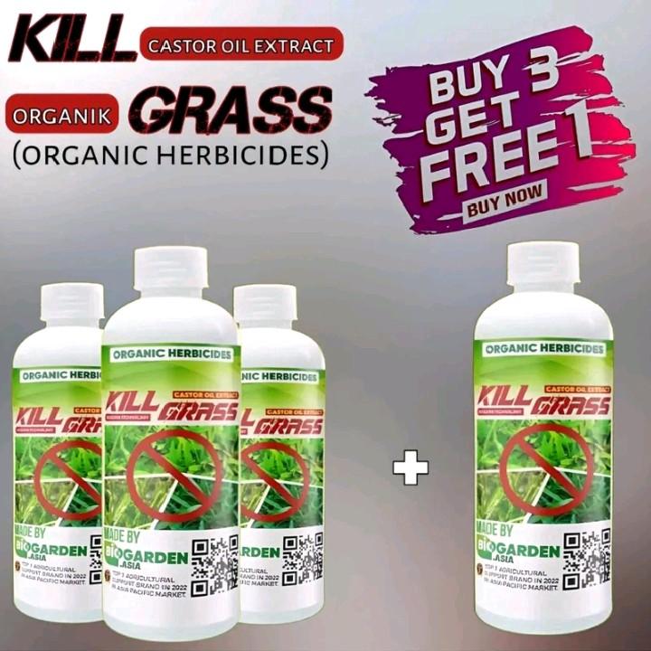 Beli 3 gratis 1 Kill Grass Herbicides organic bunuh gulma tanpa merusak tanamannya 0
