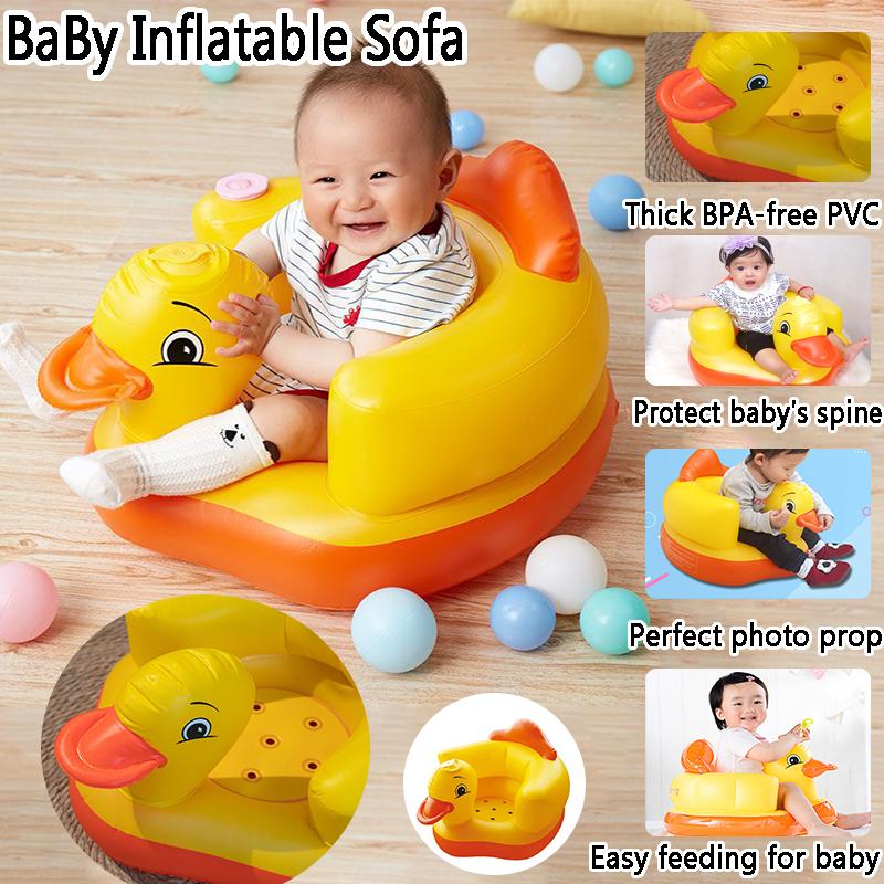 Multifunctional Baby Inflatable Sofa Cute Baby Chair Seat Inflatable ...