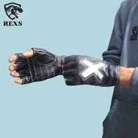 Gambar Rexs Gloves – Sarung Tangan Motor Kulit Asli Pria Wanita | Half Finger, Stylish & Safety & Elegan - Hitam Pendek Motif X - M dari Rexs Official Kota Administrasi Jakarta Selatan 3 Tokopedia