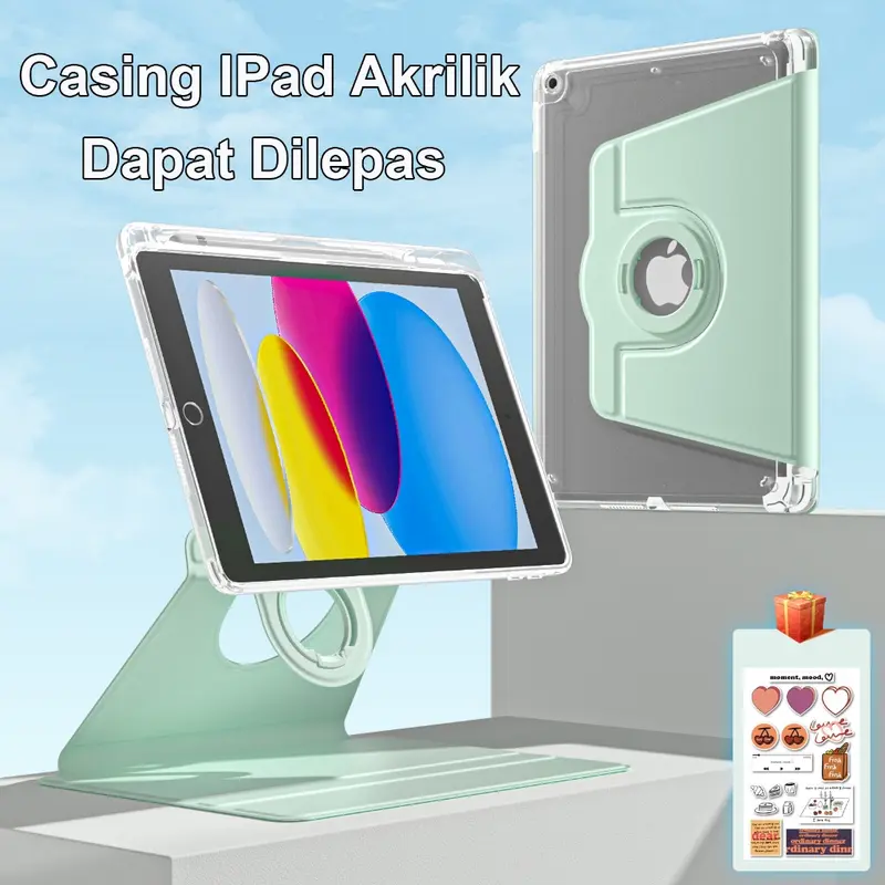 Detachable Acrylic Casing IPad Upgraded Case For IPAD Gen9 Gen8 Gen7 10.2 11 inch iPad Air4/5 10.9inch iPad Pro11 pen case ipad Cover Protection 0
