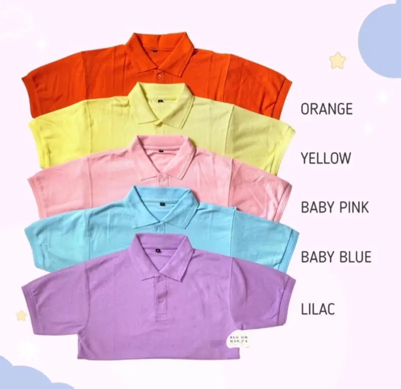 Kaos Polo Wanita Kerah Santai/Kaos Wanita Dewasa/Kaos Polos Wanita /Baju Lengan Pendek/Kaos Polo Kerah WARNA COKSU 4
