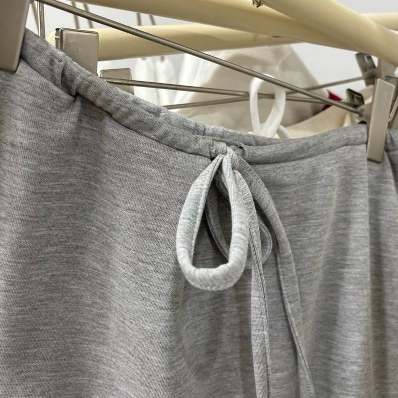 Chân váy cotton dáng dài có dây rút mềm mát hàng QCCC nữ women 7