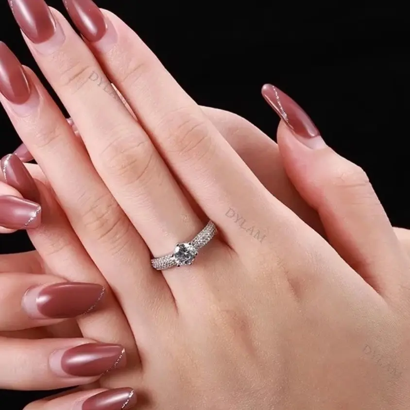 Cincin Silver Permata Model Terbaru Wanita
