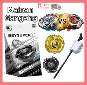 igoods.rose Mainan Gangsing Beyblade X GasingBeyblade Terbaru Berputar Kencang Kuat TahanLama Set Lengkap Spinning Tops