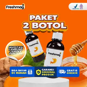 Madu Lambung Freshmag Original Membantu Masalah Lambung Gerd Pencernaan dengan Probiotik & Kunyit Herbal BPOM & HALAL 100%