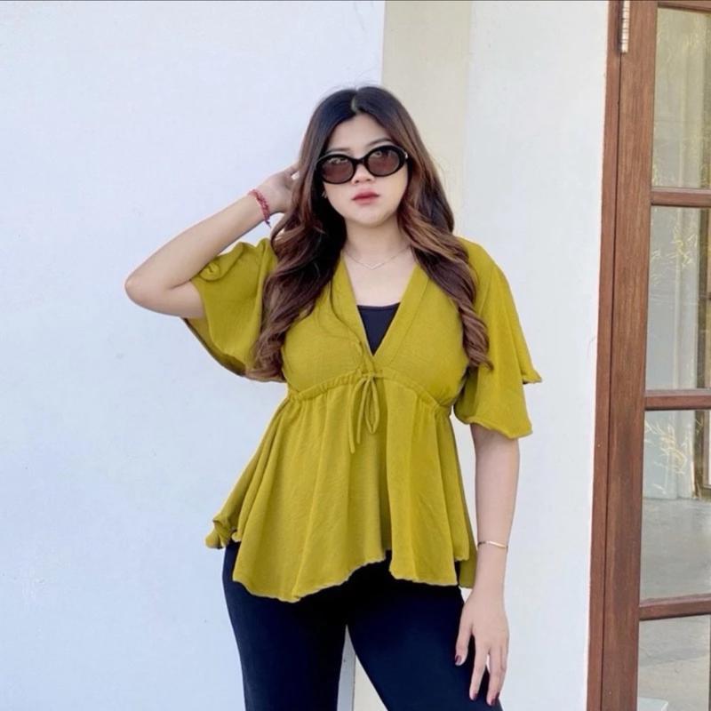 Cessie Blouse atasan Crinkle 0