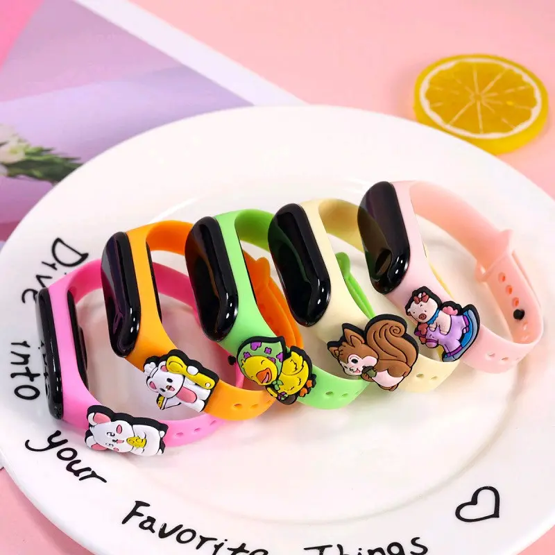 Jam Tangan Anak Karakter Kartun Lucu LED Tahan Air Model Keren Kekinian - Fashion 5