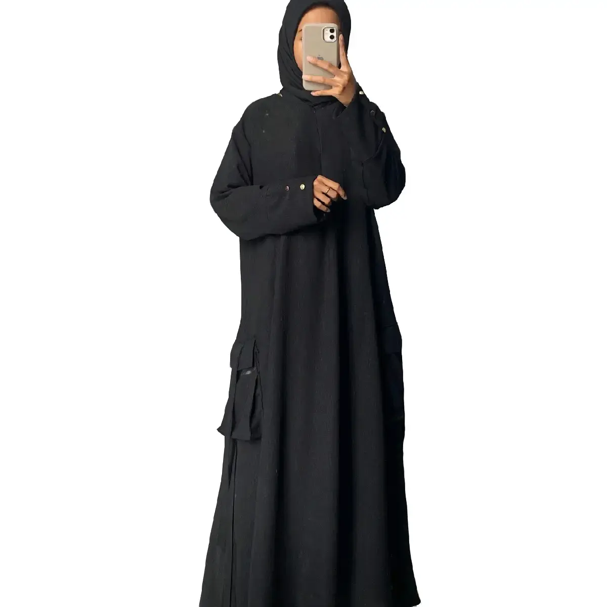 Tans Store - Gamis Cargo Gamis  Panjang Crinkle Wanita Terbaru Gamis Elegant dan Nyaman Dress Muslim Santai Simple