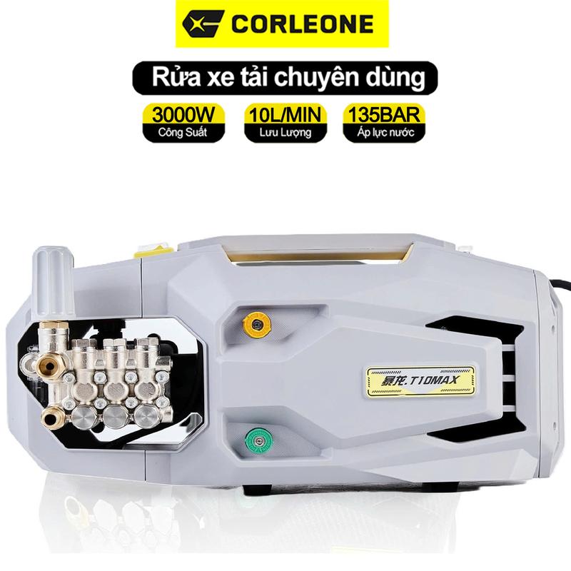 [3000W-135BAR-Ti sứ-220V] Máy rửa xe Colorone G800 động cơ cảm ứng từ, đầu bơm trục khuỷu ty sứ áp lực cao gia đình rửa sân vườn, rong rêu, chỉnh áp rửa máy lạnh, may rua xe áp lực cao, máy xịt rửa xe áp lực cao ,dây cao áp dài 8m, dễ dàng sử dụng