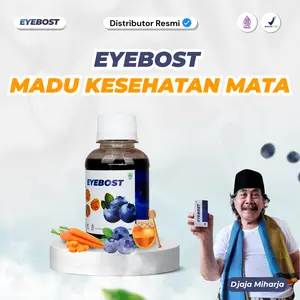 [AMPUH] EYEBOST - Madu Vitamin untuk Bantu Masalah Mata Minus, Silinder, Buram, Jaga Kesehatan Mata, Obat Mata Herbal - Eyebus Original Alami, BPOM