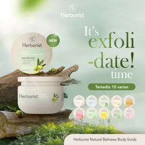[NEW PRODUCT][FYC] Herborist Natural Balinese Body Scrub AHA-BHA-PHA 200gr Lulur Exfoliasi