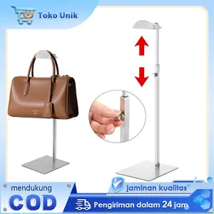 Gantungan Tas Aesthetic 60cm Countertop Handbag Adjustable Display Holder Gantungan Display Tas