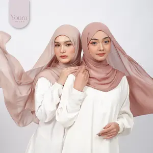Hijab Pashmina Viscose Premium Adem Lembut Jatuh Polos Daily – Youra Hijab