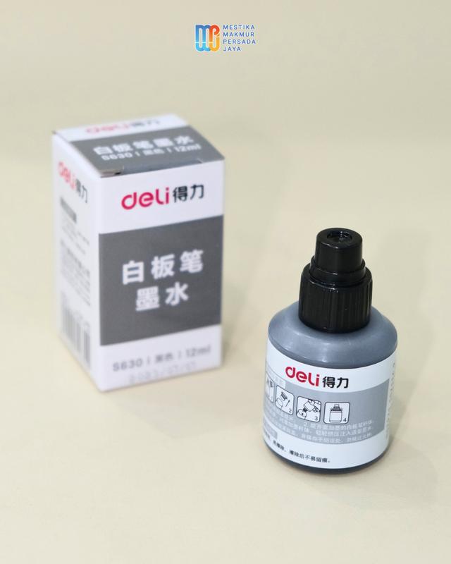 Deli Refill Tinta Spidol Warna Hitam Merah Biru - S630 6