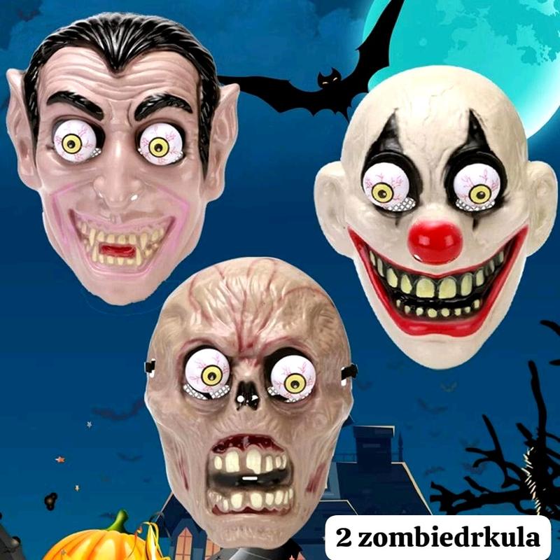 Topeng zombie  hallowen topeng drakula topeng bear hallowen 4