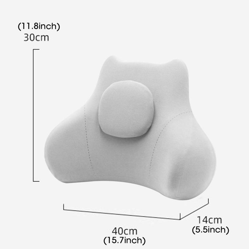 Product Introduction of Memory Foam Waist Pillow Car Lumbar Support Cushion Driver Auto Seat Back Cushion Waist Support Relieve igue 37