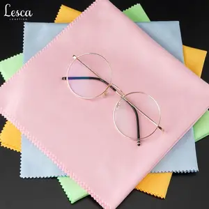 Lesca [1 PCS] Lap Kacamata Lembut Kain Microfiber Lap Pembersih Serbaguna