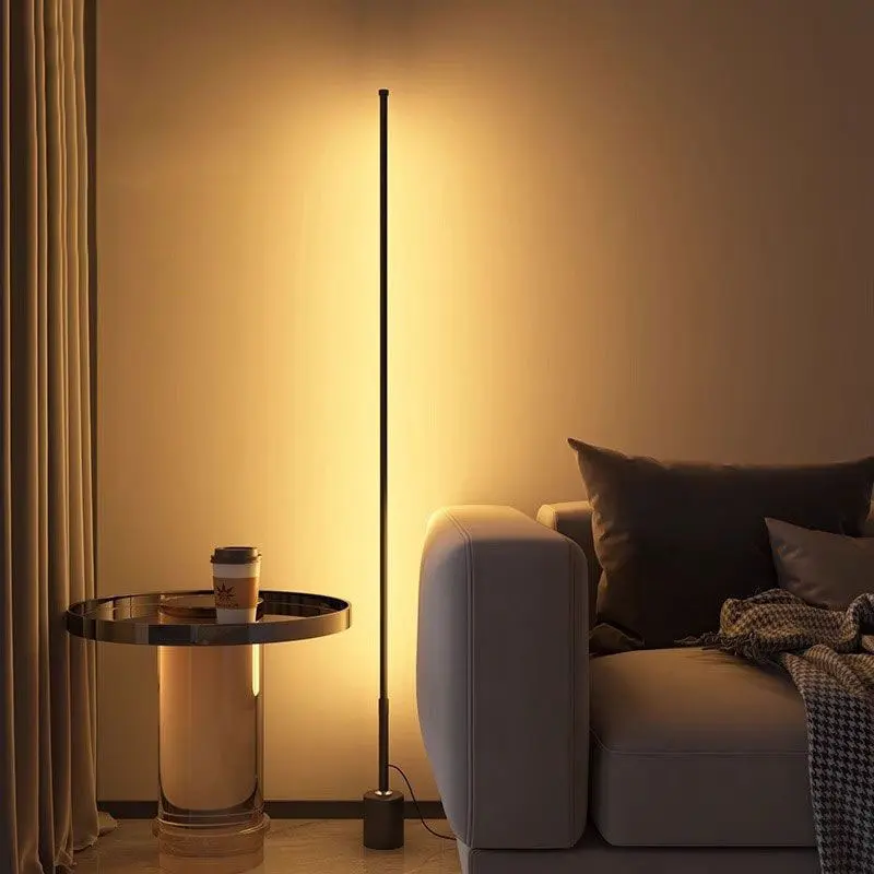 LED Minimalist Floor Lamp , Height 100cm , Modern Line Design Standing Lamp Corner Lamp For Living Room / Bedroom / Study