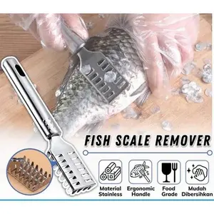 Alat Pembersih Pengupas Sisik Ikan Stainless Steel Fish Skin Remover