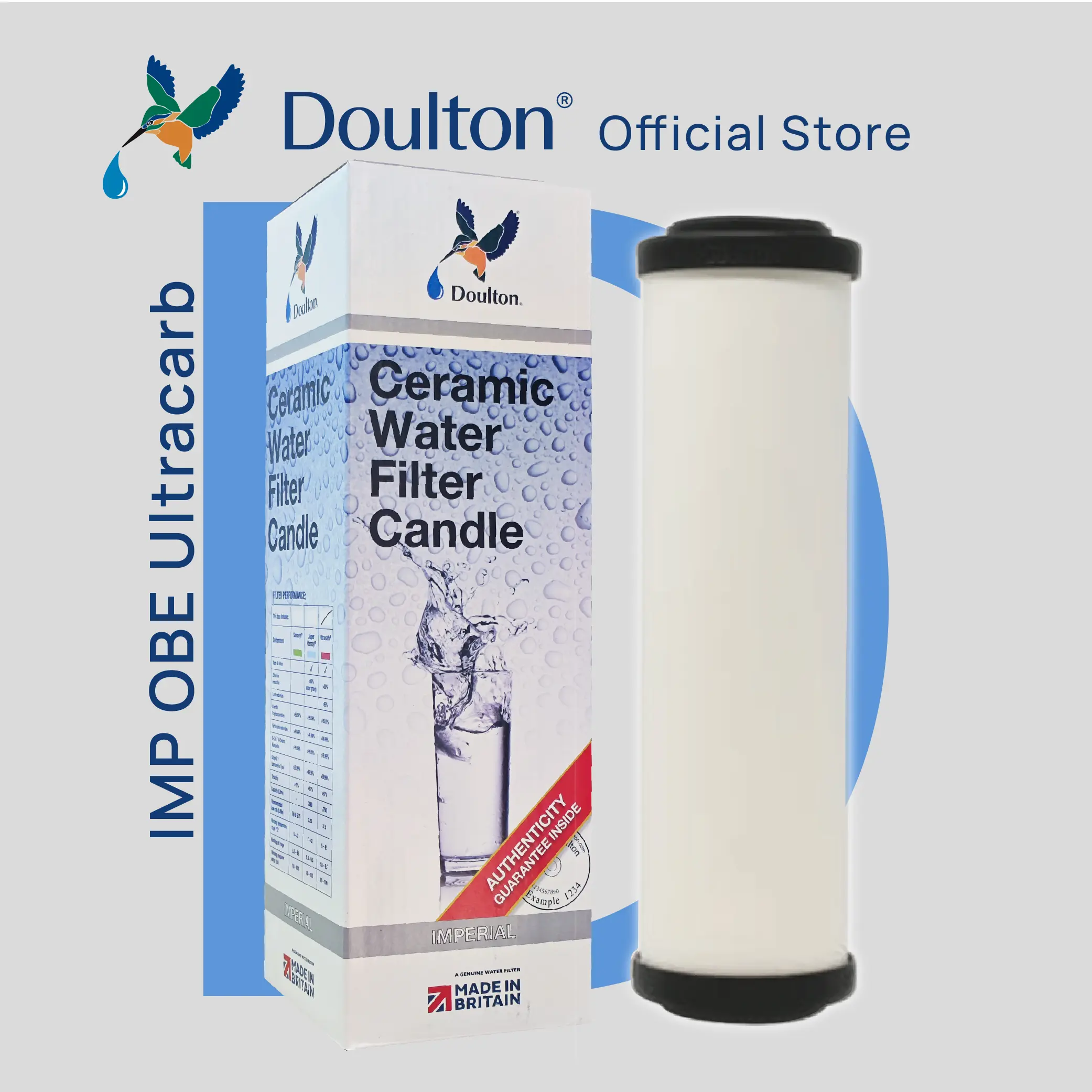 Doulton Imperial Ultracarb OBE Ceramic Water Filter Candle