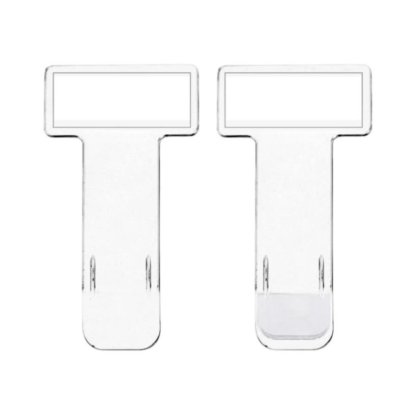 New Plastic Ticket Permit Holder Window Kit Practical Card Holder Stickers Clear Windscreen Ticket Receipt Permit Car Accessories 6