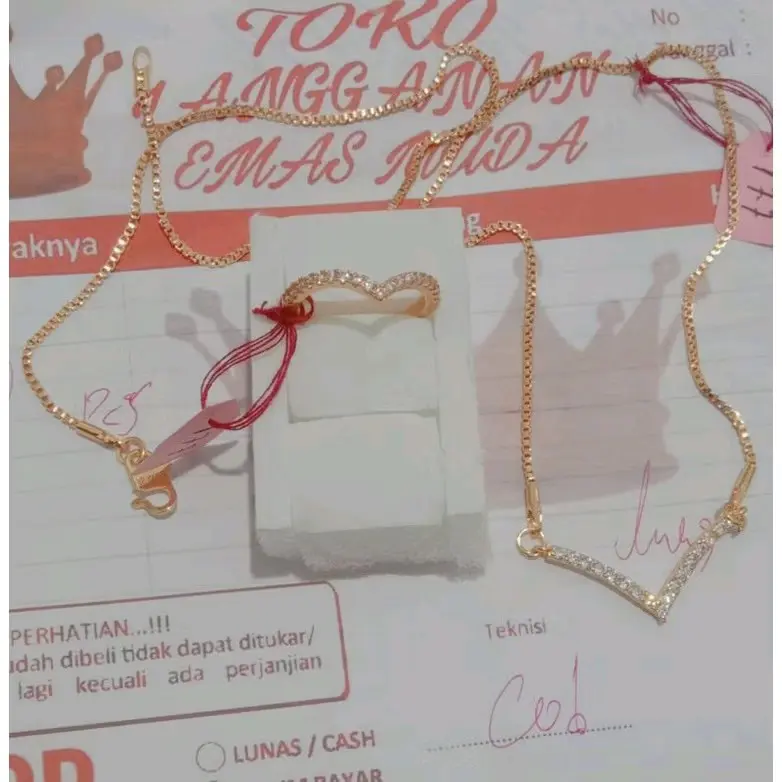 Kalung e.m.a.s asli free surat