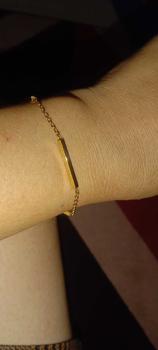 Product Review of THIQLA - Gelang Serut Wanita FASL - Gelang Kecil Tipis Mirip Gelang Emas Model 2025 - Gelang Aurel Mirip Gelang Titanium Wanita Anti Karat from Y**a 0