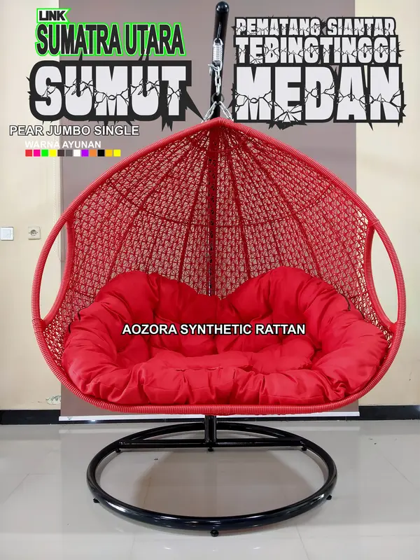 SUMUT MEDAN BINJAI DELISERDANG Ayunan Gantung Rotan Sintetis All TYPE STD and JUMBO 6