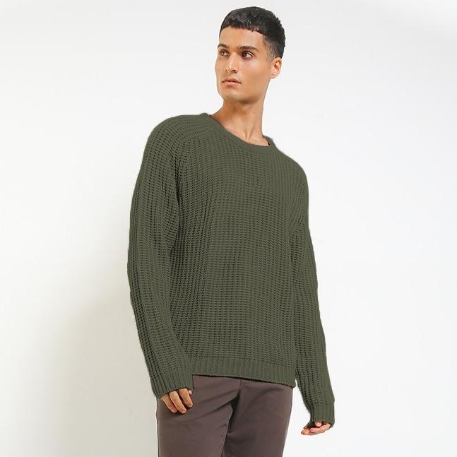 PEPONI 1760 Sweater Pria Rajut Oversize Soft Acrylic Tangan Panjang Tebal Premium Korean Winter 6