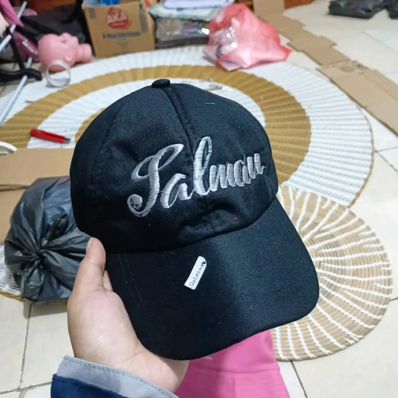 topi anak polos bisa request nama Fashion 4