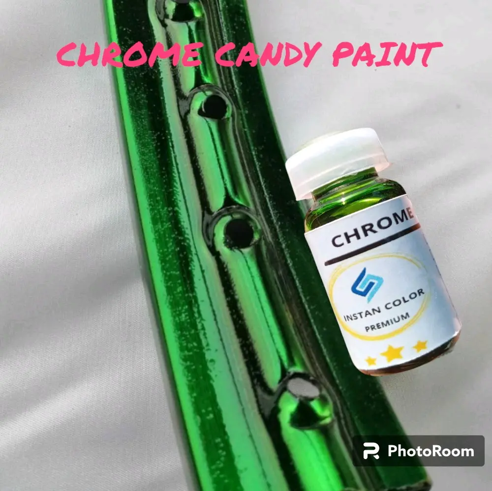 100ML Chrome Candy Paint Pewarna Logam Velg Motor Mobil
