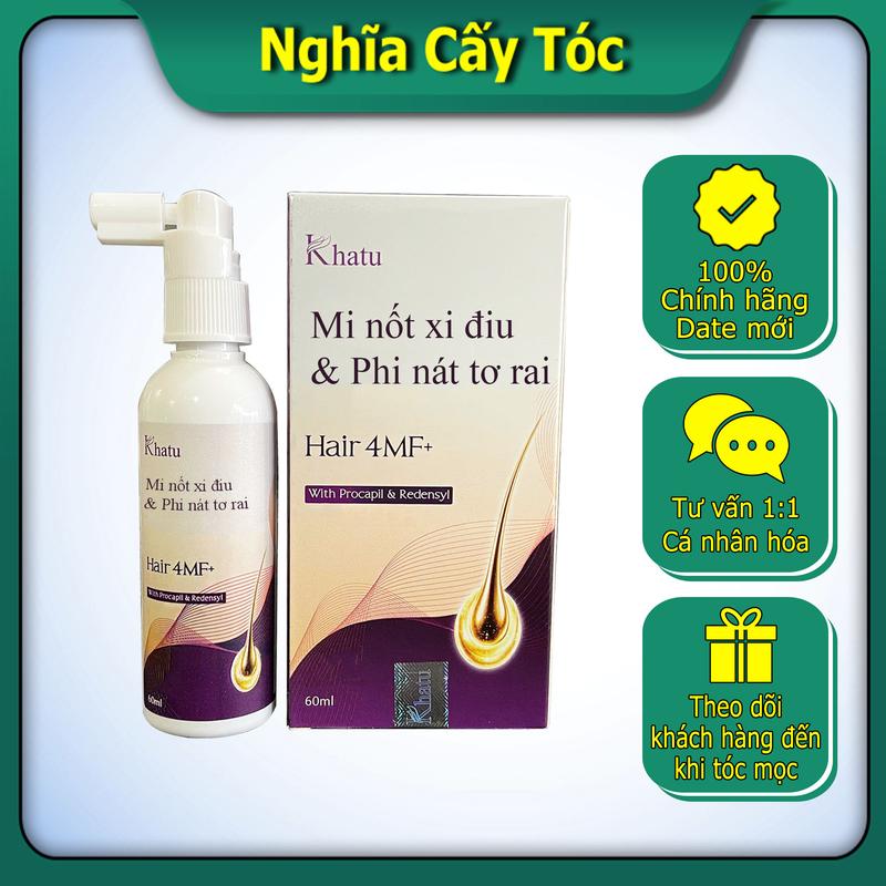 (Chỉ Dành Cho Nam) Khatu Hair 4MF+ – Minoxi-D + Fina-T + Procapil + Redensyl – Có cồn, mùi hương nhẹ