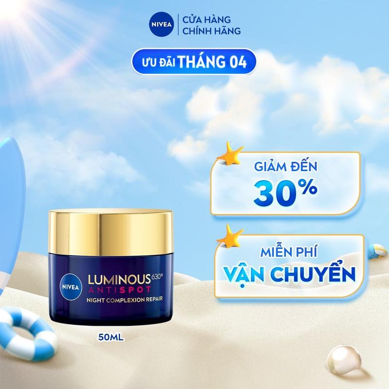 Kem Dưỡng Da Ban Đêm NIVEA LUMINOUS 630 (50 ml) - 94134