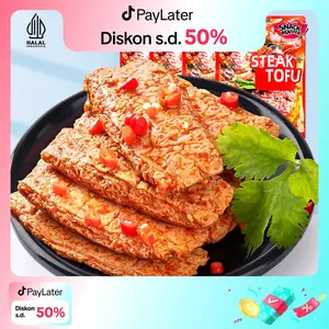 STEAK TAHU 5 PCS - Tofu Juicy Bar Vege Camilan Rasa Pedas HALAL | Twist Food Makanan Ringan Kering