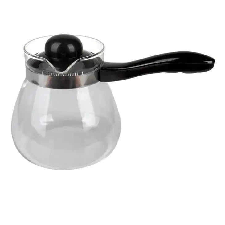 Teko Kaca Tahan Panas 1050 ml Langsung Api Bahan Borosilikat Saringan Tutup Pegangan Anti Panas Garansi Aman Kitchenware