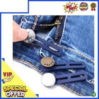 Kancing Pembesar Celana Clana Jeans / Extender Pembesar Celana / Kancing Mengatasi Celana Kekecilan 8