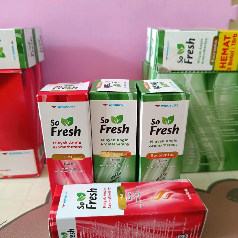 paket hemat 4 pcs So Fresh care minyak angin aromaterapi 3