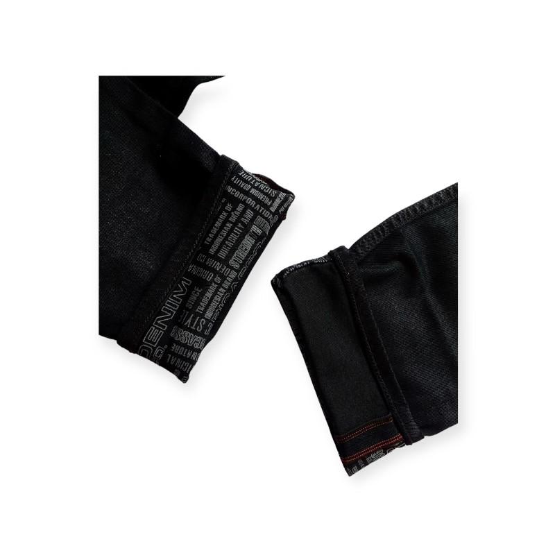 Product Introduction of Picasso Denim - Celana Jeans Pria Straight Fit Jeans Stretch Deep Black Branded 5