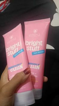 Product Review of (2pcs) Sabun Cuci Muka Emina Bright Stuff Face Wash 100ml - Wajah, Mencerahkan Berjerawat Cleanser Cleansing Facial Membersihkan Perawatan Berminyak Pencerah Hitam Pencuci from k**o 0