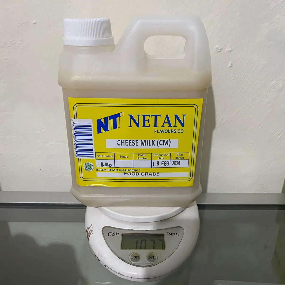 NETAN CHEESE MILK 1 KG (vanili cair) vanili keju susu